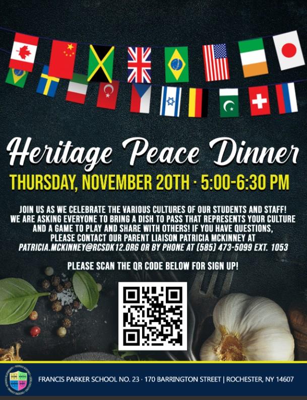 Heritage Peace Dinner